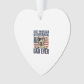 Bester Rhodesian Ridgeback-Vater Aller Zeiten Vint Ornament (Vorderseite)