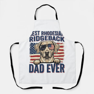 Bester Rhodesian Ridgeback-Vater aller Zeiten Vint Schürze