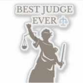 Bester Richter je Aufkleber (Vorderseite)