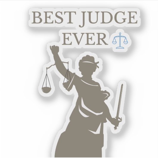 Bester Richter je Aufkleber (Vorderseite)