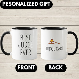 Bester Richter, Personalisiertes Richter-Geschenk, Tasse