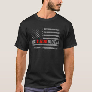 Bester Rizzler-Vater mit amerikanischer Fahne T-Shirt