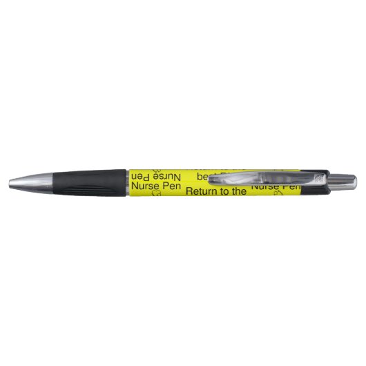 Bester RN Pen Neon Yellow Kugelschreiber (Rückseite)