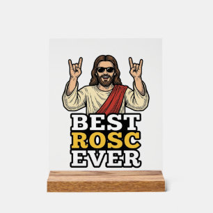 Bester Rosc Aller Zeiten Vintage Rock Hand Religiö Acrylschild