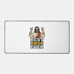 Bester Rosc Aller Zeiten Vintage Rock Hand Religiö Schreibtischunterlage