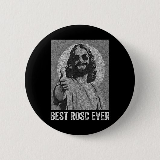 Bester Rosc je Spaß Ostern Jesus Krankenschwester  Button (Vorderseite)