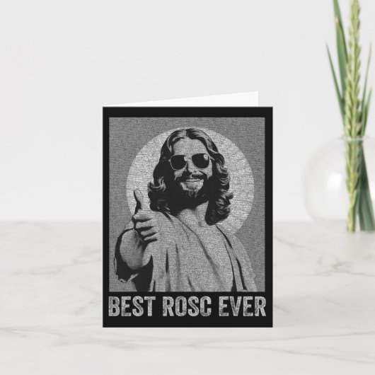 Bester Rosc je Spaß Ostern Jesus Krankenschwester Karte (Vorderseite)