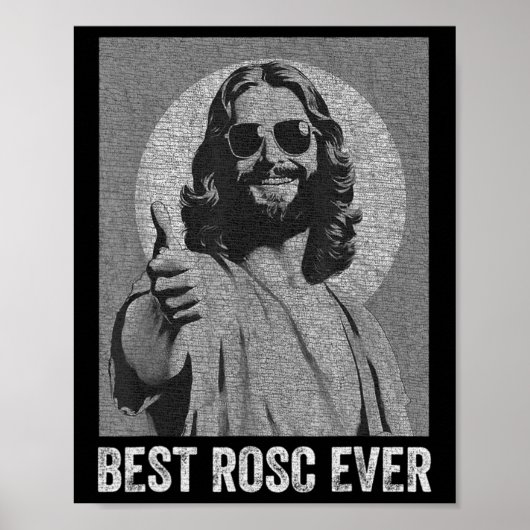 Bester Rosc je Spaß Ostern Jesus Krankenschwester  Poster (Vorne)