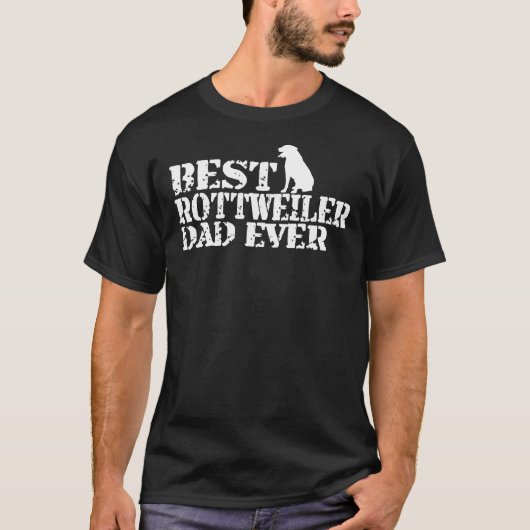 Bester Rottweiler-Vater je 44 T-Shirt (Vorderseite)