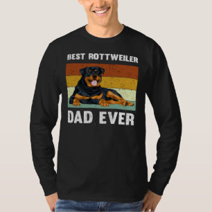 Bester Rottweiler-Vater überhaupt Vintage Süßer Ro T-Shirt