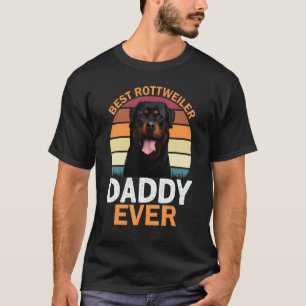 Bester Rottweiler-Vati Allerwens zum Vatertag T-Shirt