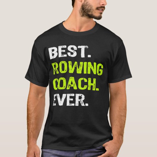Bester ROWING COACH Ever Funny Gift Premium T-Shirt (Vorderseite)