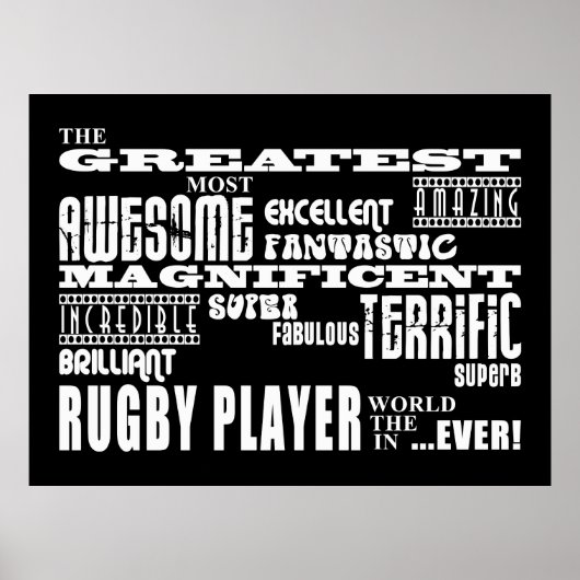 Bester Rugby-Spieler Bester Rugby-Spieler Poster (Vorne)