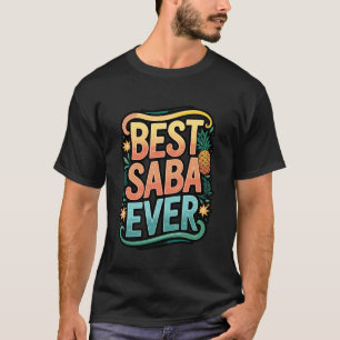 Bester Saba Aller Zeiten Fettes Hebräisch Opa Desi T-Shirt