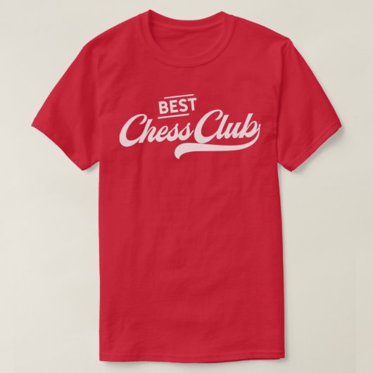 Bester Schachklub 3 T-Shirt (Design vorne)