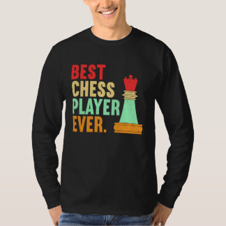 Bester Schachspieler Aller Zeiten Schach Schachfig T-Shirt