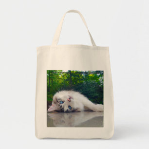 Bester schielender Katze Tragetasche