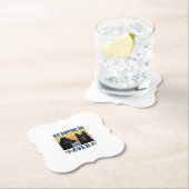 Bester Schipperke-Vater aller Zeiten Retro-Hund-Ve Untersetzer (Vor Ort)