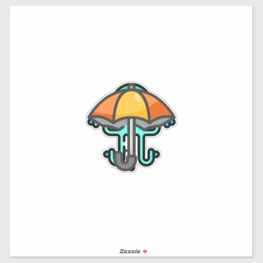 Bester Schirm Aufkleber (Blatt)