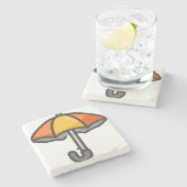 Bester Schirm Steinuntersetzer (Seitenansicht)