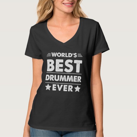 Bester Schlagzeuger der Welt überhaupt T-Shirt (Vorderseite)