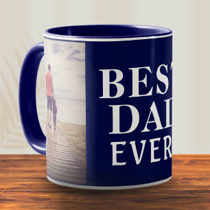 Bester schlechter Vater aller Zeiten Vatertag 2 Fo Tasse