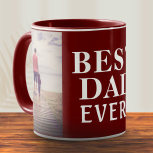 Bester schlechter Vater aller Zeiten Vatertag 2 Fo Tasse