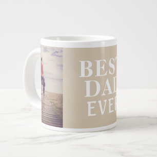 Bester schlechter Vater des Tages 2 Fotocollage  Jumbo-Tasse