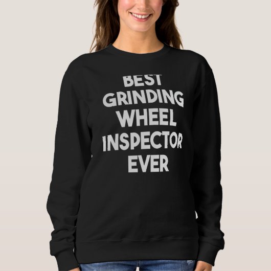 Bester Schleifradinspektor je Sweatshirt (Vorderseite)