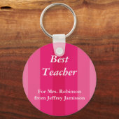 Bester Schlüsselanhänger für Lehrer (Schlüsselkett (Vorderseite)