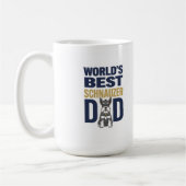 Bester Schnauzer-Vater der Welt Kaffeetasse (Links)