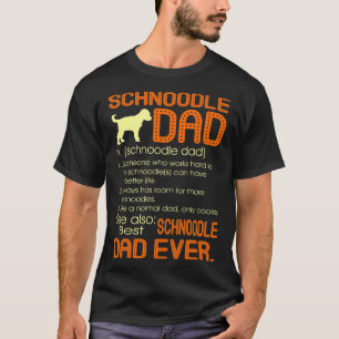 Bester Schnoodle-Vater je Vatertag T-Shirt