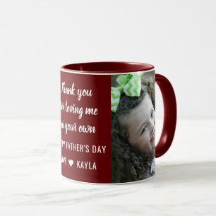 Bester SchrittPapa glücklicher Vater Tag 2 FotoCo Tasse