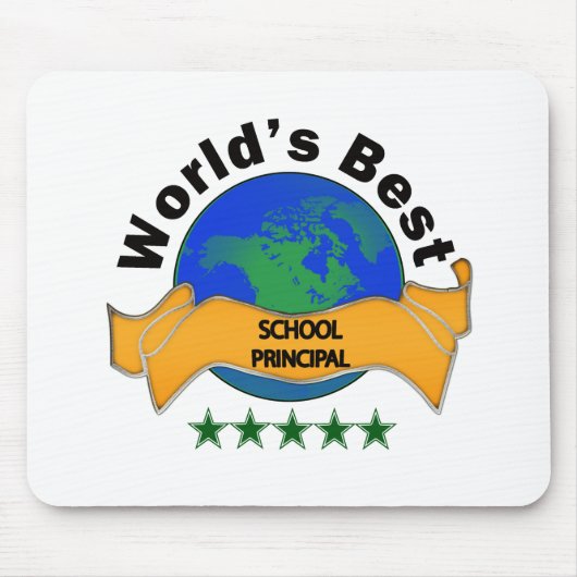 Bester Schulvorsteher der Welt Mousepad (Vorne)