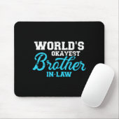 Bester Schwager der Welt Leistung für Männer Mousepad (Mit Mouse)