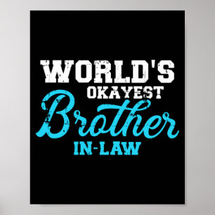 Bester Schwager der Welt Leistung Poster