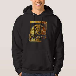 Bester Schwarzer Berg Cur Vater Ever Dog für Männe Hoodie
