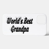 Bester schwarzer Opa-Text Case-Mate iPhone Hülle (Rückseite (Horizontal))