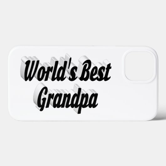 Bester schwarzer Opa-Text Case-Mate iPhone Hülle (Rückseite (Horizontal))