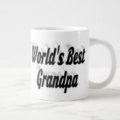 Bester schwarzer Opa-Text Jumbo-Tasse (Rechts)