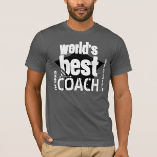 Bester SCHWARZER Stern der TRAINER der Welt T-Shirt