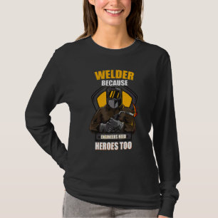 Bester Schweißer Stahlwerker Eisenwerker Pipeline T-Shirt