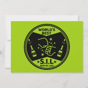 Bester Schwiegersohn der Welt Feiertagskarte