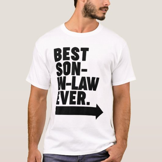 Bester Schwiegersohn je T-Shirt (Vorderseite)