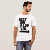 Bester Schwiegersohn je T-Shirt (Vorne ganz)