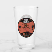 Bester Schwiegervater Glas (Rückseite)