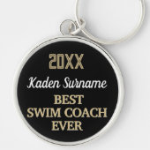 Bester Schwimmtrainer-Preis Schlüsselanhänger (Vorne)