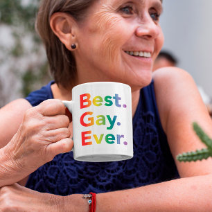 Bester Schwuler Aller Zeiten LGBT-Regenbogenflag Kaffeetasse
