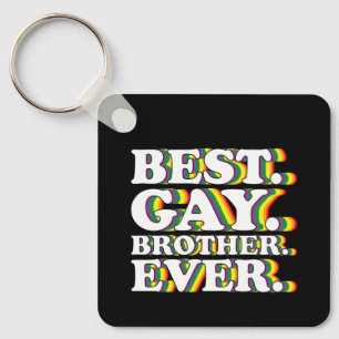 Bester schwuler Bruder aller Zeiten Familie LGBTQ Schlüsselanhänger