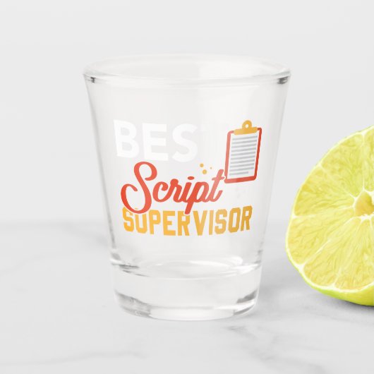 Bester Script-Supervisor - Filmbesetzung Schnapsglas (Vorderseite)